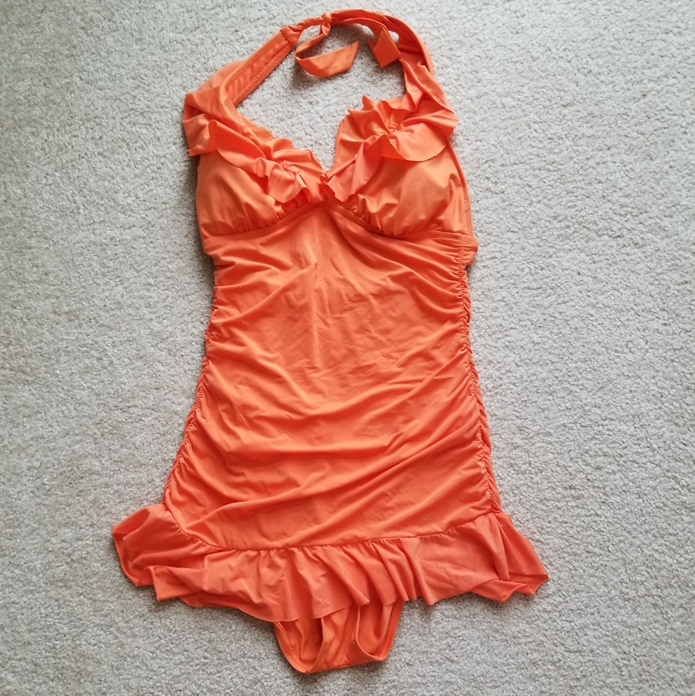 Orange swimdress